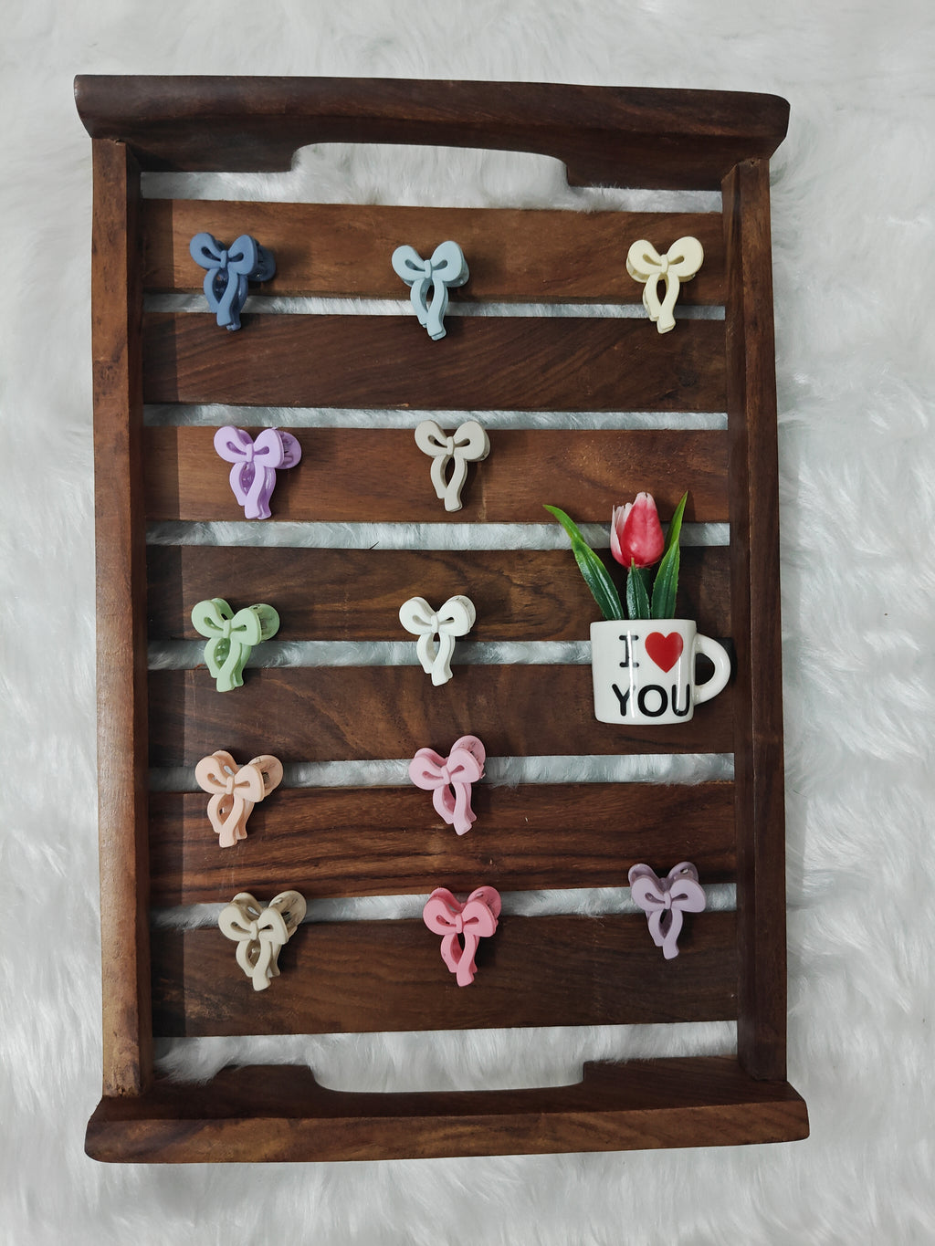 Tiny Bow Hair Clip